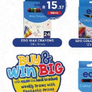 Wax crayons at Africa Cash and Carry