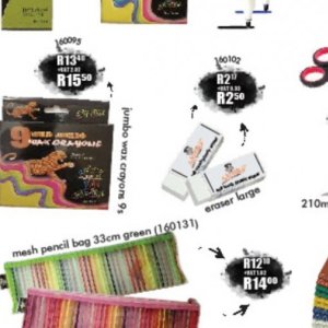 Wax crayons at Africa Cash and Carry