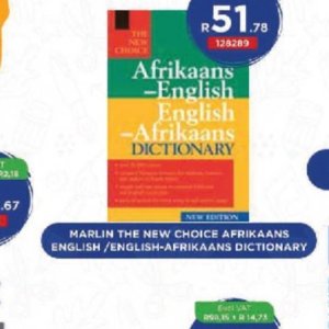 Dictionary at Africa Cash and Carry