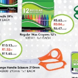Wax crayons at Africa Cash and Carry