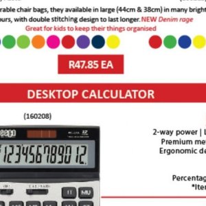 Calculator at Africa Cash and Carry