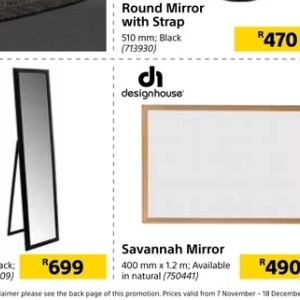 Mirror at Builders Warehouse