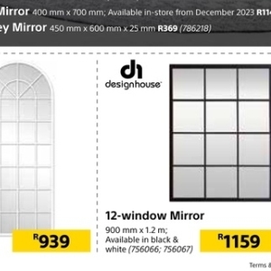 Mirror at Builders Warehouse