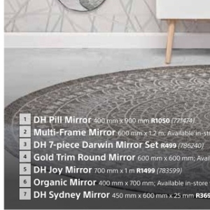 Mirror at Builders Warehouse