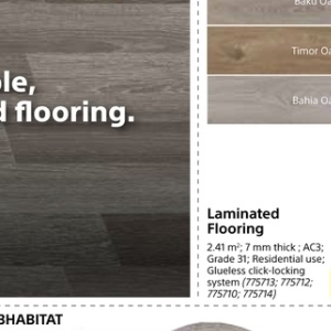 Flooring at Builders Warehouse