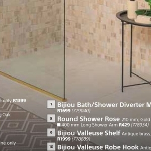 Shower at Builders Warehouse
