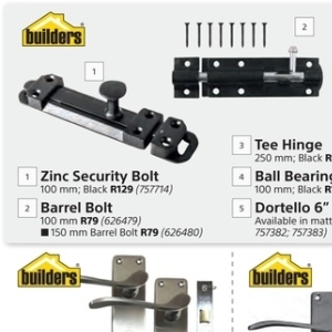 Bolt at Builders Warehouse