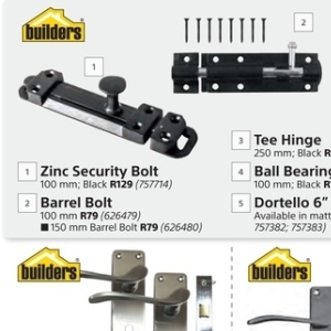 Bolt at Builders Warehouse