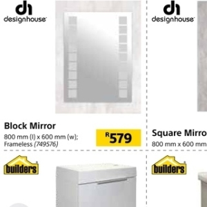 Mirror at Builders Warehouse