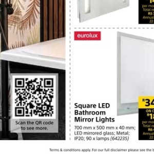 Lamps at Builders Warehouse