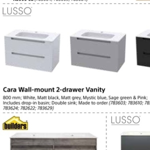 Sink at Builders Warehouse