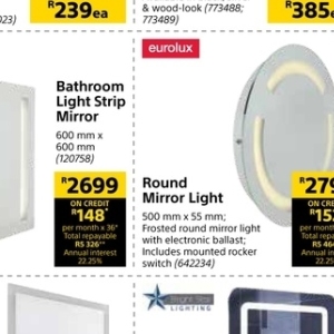Mirror at Builders Warehouse