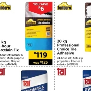 Adhesive at Builders Warehouse