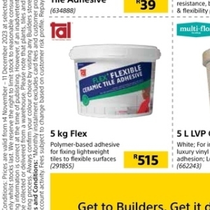 Adhesive at Builders Warehouse