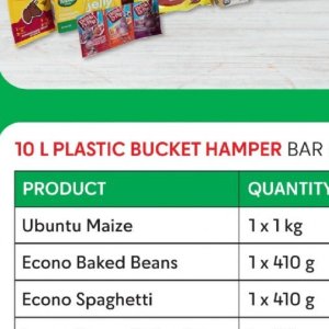 Bucket at Makro