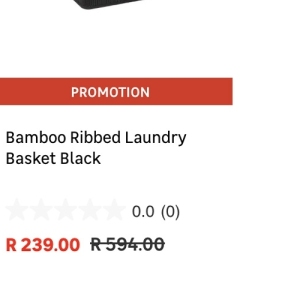 Laundry basket at Leroy Merlin