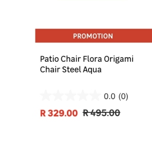 Chair at Leroy Merlin