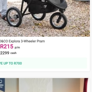 Baby pram at Home Choice