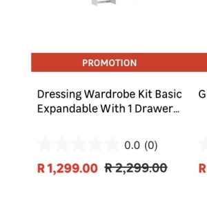 Wardrobe at Leroy Merlin
