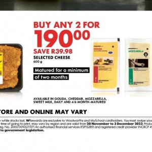 Gouda at Woolworths