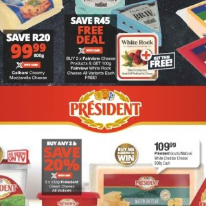 Cheese at Checkers
