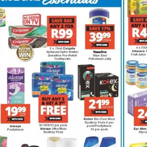 Toothpaste at Checkers
