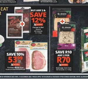 Salami at Checkers