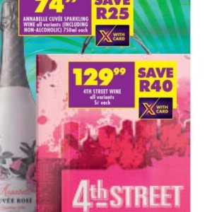 Wine at Shoprite