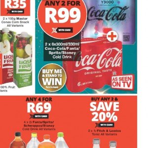 Fizzy drink at Checkers