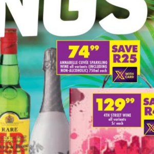 Wine at Shoprite
