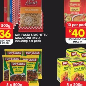 Spaghetti at Shoprite