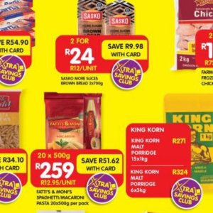 Bread at Shoprite