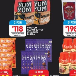 Peanut butter at Shoprite
