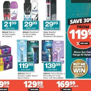 Deodorant nivea  at Checkers