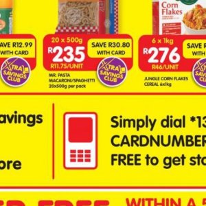 Spaghetti at Shoprite