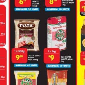 Rice at Shoprite