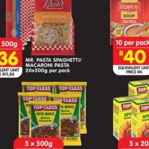 Spaghetti at Shoprite