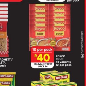 Soup at Shoprite