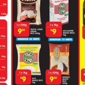 Rice at Shoprite