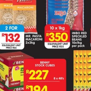 Pasta at Shoprite