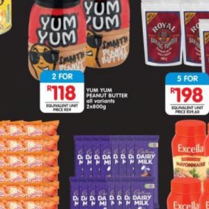 Peanut butter at Shoprite