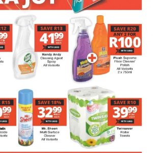 Floor cleaner at Checkers