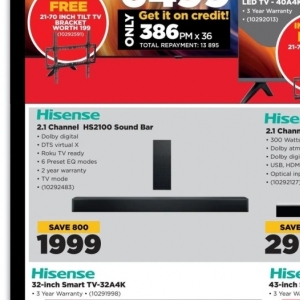 Sound bar at HiFi Corp