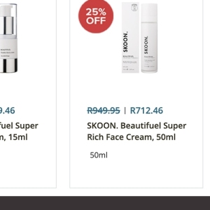 Face cream at Faithful to Nature