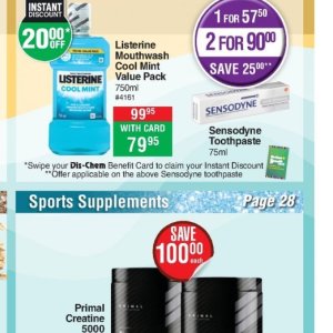 Toothpaste at Dis-Chem Pharmacies