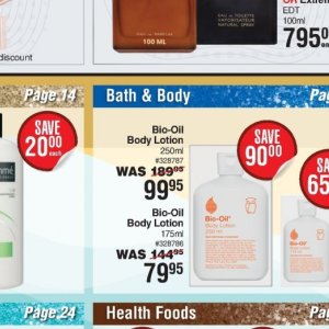 Body lotion at Dis-Chem Pharmacies