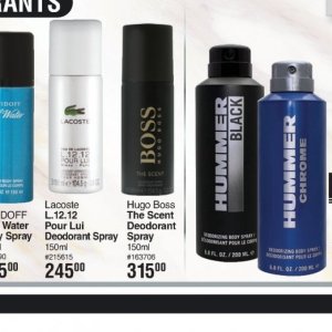 HUGO BOSS deals at Dis Chem Pharmacies valid to 10.12 Check at