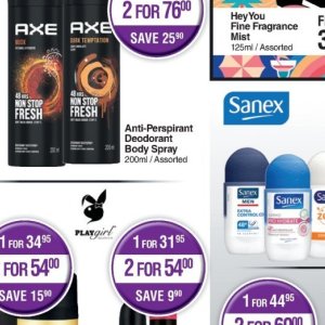 Deodorant at Dis-Chem Pharmacies