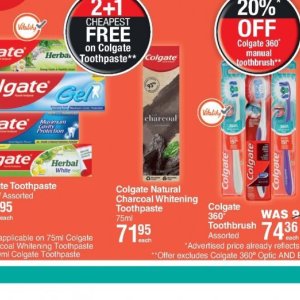 Toothpaste colgate  at Dis-Chem Pharmacies