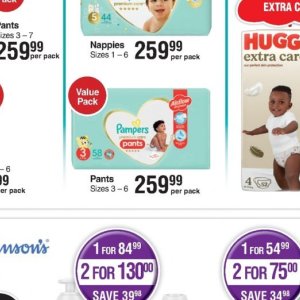 Diapers at Dis-Chem Pharmacies